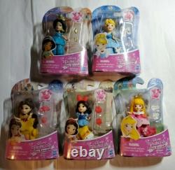 5 New Disney Princess Little Kingdom Cinderella Belle Jasmine Aurora Snow White