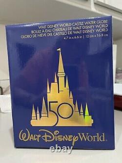 50th Anniversary Cinderella Castle Musical Waterglobe from Disney World