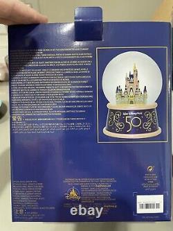 50th Anniversary Cinderella Castle Musical Waterglobe from Disney World