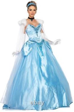 Adult Women's Disney Cinderella Princess Fairy Tale Ballroom Halloween Costume