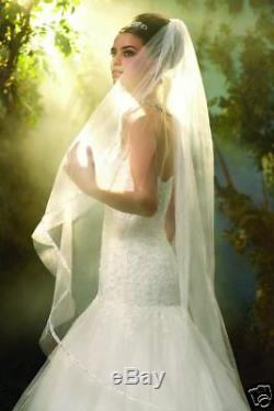 Alfred Angelo $1299 Disney Cinderella 216 4 Ivory Lace Organza Wedding Dress
