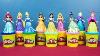 Ariel Elsa Anna Rapunzel Cinderella Snow White Aurora Tiana Belle Disney Princess Play Doh Dress Up