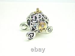 Authentic Pandora #792553C01 Disney Cinderella's Enchanted Carriage RETIRED