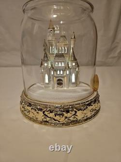 B&BW Disney Cinderella Light Up Castle Cloche 3 Wick Candle Holder SOLD OUT