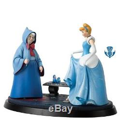 B1569 Cinderella & Fairy Cenerentola A Moment In Time Statua Enesco Disney