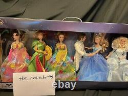 BRAND NEW Cinderell Live Action Movie 6 Piece Collector Doll Set