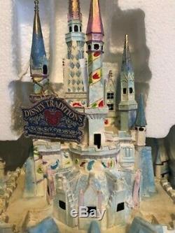 Disney Parks Jim Shore 50th Anniversary Cinderella Castle Figurine New With  Box 