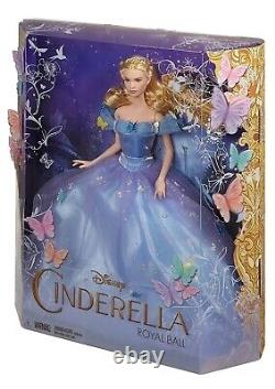 BRAND NEW Mattel 12 Disney Cinderella Royal Barbie Doll Live Action Movie