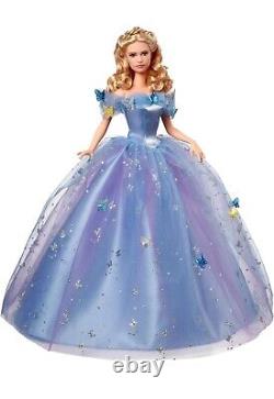 BRAND NEW Mattel 12 Disney Cinderella Royal Barbie Doll Live Action Movie