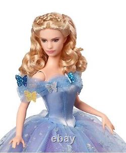 BRAND NEW Mattel 12 Disney Cinderella Royal Barbie Doll Live Action Movie