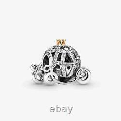 BRAND NEW Pandora 925 Silver Disney Cinderella's Pumpkin Coach Charm 791573CZ