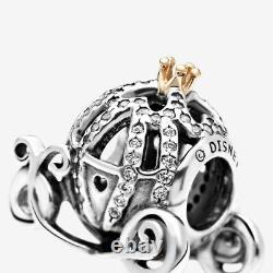 BRAND NEW Pandora 925 Silver Disney Cinderella's Pumpkin Coach Charm 791573CZ