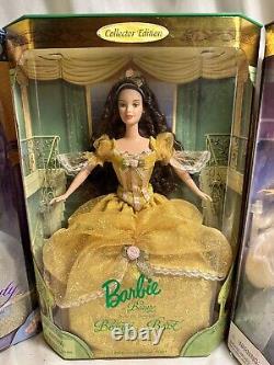 Barbie Collector Edition Disney Princess Dolls Cinderella Sleeping Beauty & Bell