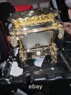 Bath & Body Works Disney Cinderella Carriage Candle 3-Wick Holder FAST SHIPPING