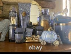 Bath & Body Works Disney Princess CINDERELLA Set Mirror Wallflower Candle Purse