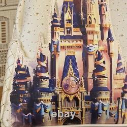 Beautiful WDW 50th Anniversary Cinderella Castle Loungefly Mini Backpack