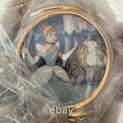 Bradford Editions Disney Princess Porcelain Ornaments Cinderella/SnowithBelle NIB
