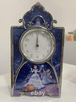 Bradford Exchange Disney Cinderella Heirloom Porcelain Clock Enchanted Hours New