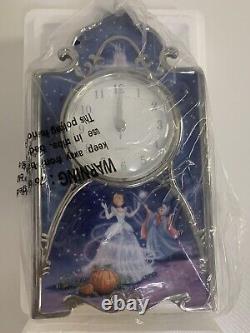 Bradford Exchange Disney Cinderella Heirloom Porcelain Clock Enchanted Hours New