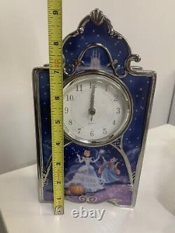 Bradford Exchange Disney Cinderella Heirloom Porcelain Clock Enchanted Hours New