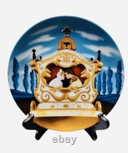 Bradford Exchange Walt Disney Cinderella 8 Plate Set By Knowles New In Box