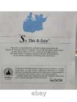 Bradford Exchange Walt Disney Cinderella 8 Plate Set By Knowles New In Box