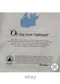 Bradford Exchange Walt Disney Cinderella 8 Plate Set By Knowles New In Box