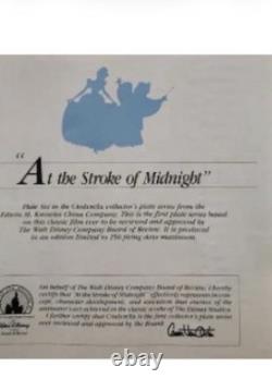 Bradford Exchange Walt Disney Cinderella 8 Plate Set By Knowles New In Box