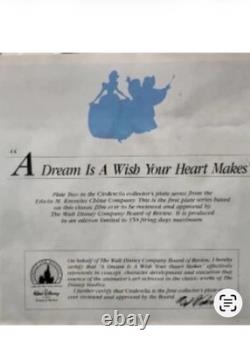 Bradford Exchange Walt Disney Cinderella 8 Plate Set By Knowles New In Box