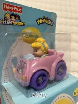 Brand New Little People Wheelies Cinderella Pink Car Disney 2012 Fisher Price