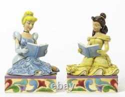 CINDERELLA AND BELLE BOOKENDSDisney PrincessRARENIBJIM SHORE4033970