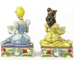 CINDERELLA AND BELLE BOOKENDSDisney PrincessRARENIBJIM SHORE4033970