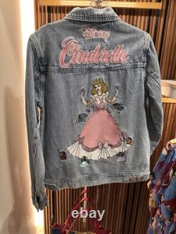 Cakeworthy x Disney Cinderella 75th Anniversary Denim Jacket Size Small S New