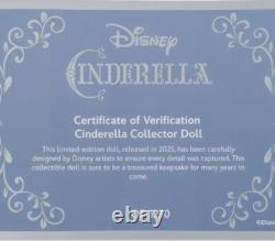 Cinderella 75th Anniversary 17'' Doll Limited Edition of 5230 with COV IN HAND