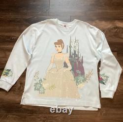 Cinderella 75th Anniversary Disney Parks Long Sleeve Size Med NWT