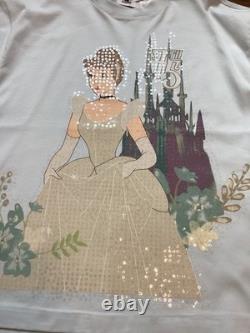 Cinderella 75th Anniversary Disney Parks Long Sleeve Size Med NWT