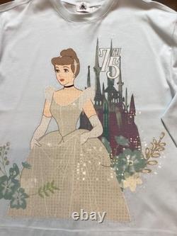 Cinderella 75th Anniversary Disney Parks Long Sleeve Size Med NWT