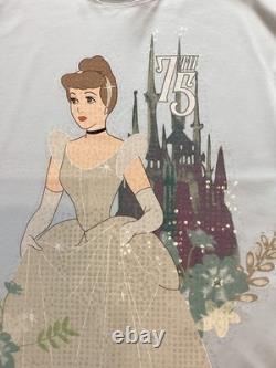 Cinderella 75th Anniversary Disney Parks Long Sleeve Size Med NWT