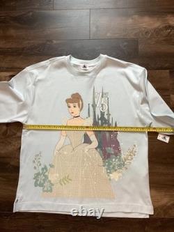 Cinderella 75th Anniversary Disney Parks Long Sleeve Size Med NWT