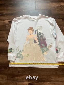Cinderella 75th Anniversary Disney Parks Long Sleeve Size Med NWT