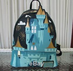 Cinderella Castle Mini Backpack Disney Parks Loungefly WDW Bag NWT