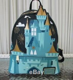 Cinderella Castle Mini Backpack Disney Parks Loungefly WDW Bag NWT