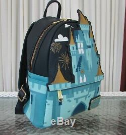 Cinderella Castle Mini Backpack Disney Parks Loungefly WDW Bag NWT