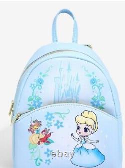 Cinderella Chibi mini backpack Loungefly/Disney with wallet BN withtags