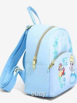 Cinderella Chibi mini backpack Loungefly/Disney with wallet BN withtags