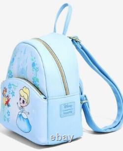 Cinderella Chibi mini backpack Loungefly/Disney with wallet BN withtags