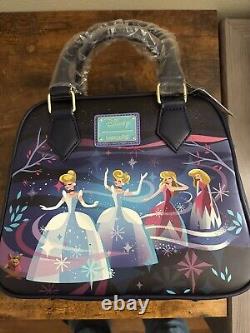 Cinderella Coach Anniversary Loungefly Disney Purse Crossbody Satchel & Wallet