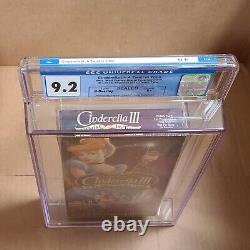 Cinderella III 3 (2007) Ultra Rare LAST Disney Movie on VHS? CGC Graded 9.2/B+