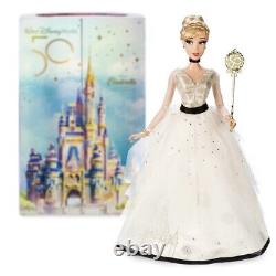 Cinderella LE Collectors Doll Disney World 50th Anniversary 17'' New NIB