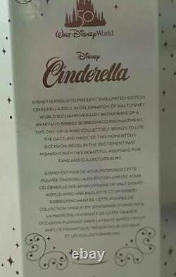 Cinderella Limited Edition Doll 17 Walt Disney World 50th Anniversary IN HAND